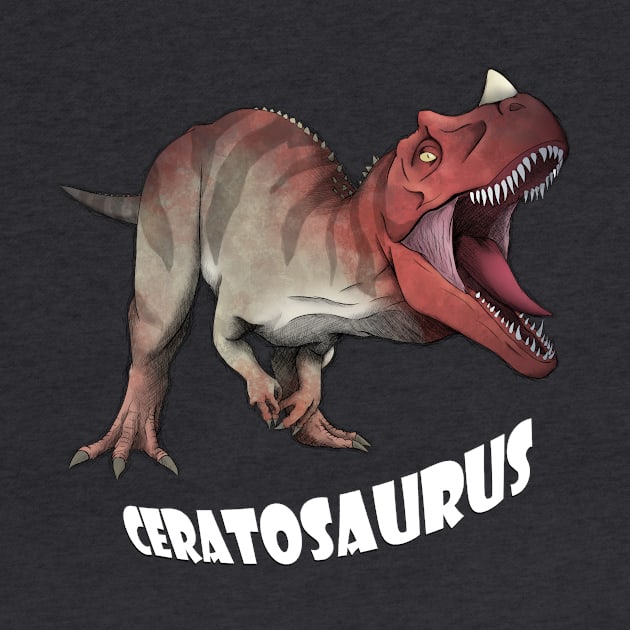 Ceratosaurus (with text) by Stranger Attire